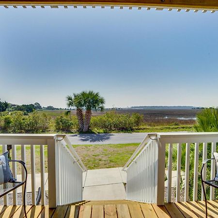 Harbor Island Condo With Deck - Steps To Beach! Oceanmarsh Subdivision Dış mekan fotoğraf
