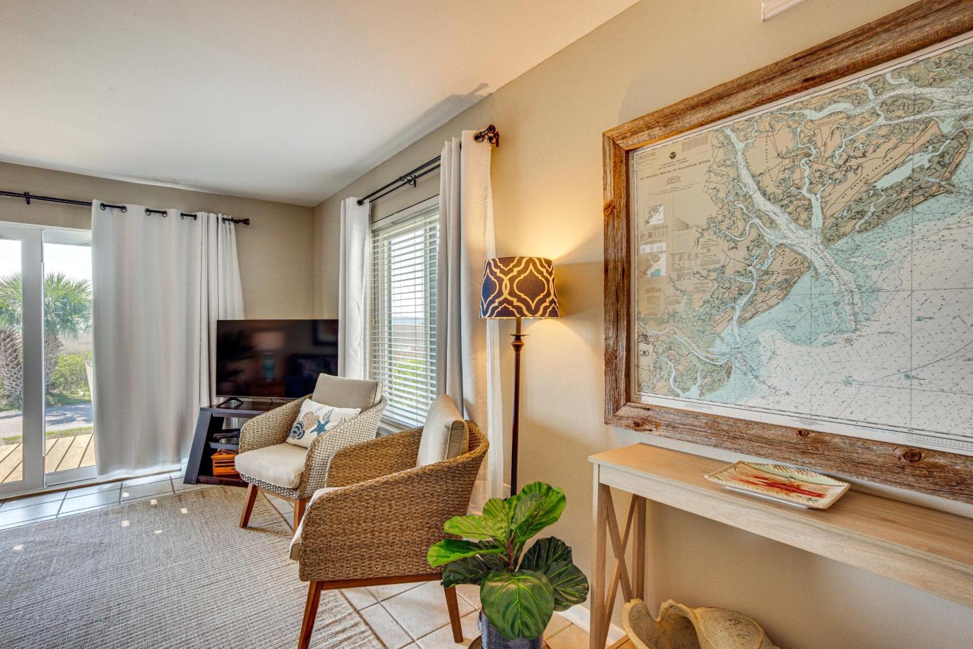 Harbor Island Condo With Deck - Steps To Beach! Oceanmarsh Subdivision Dış mekan fotoğraf