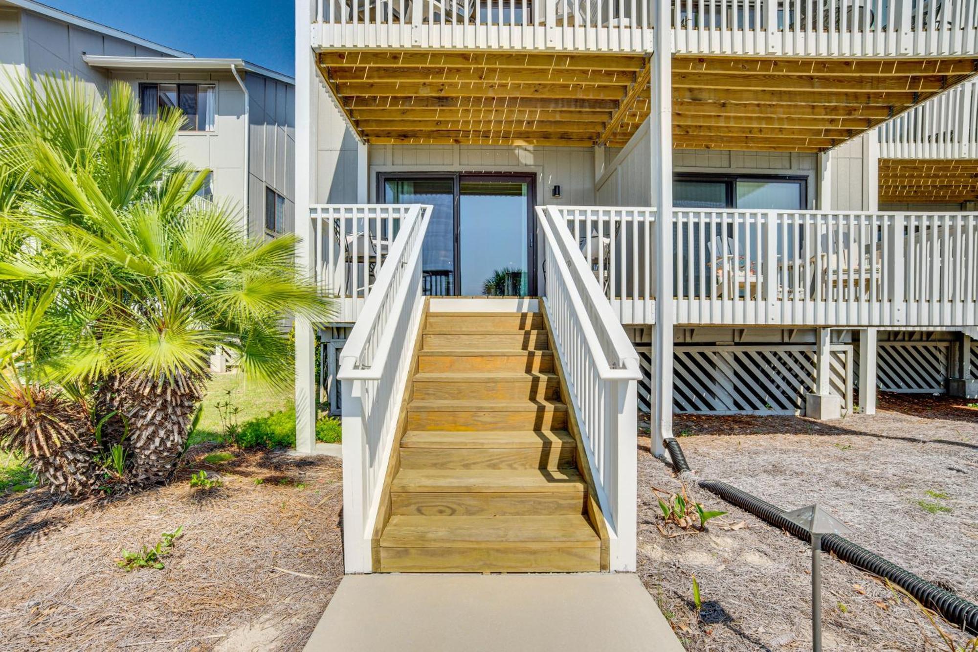 Harbor Island Condo With Deck - Steps To Beach! Oceanmarsh Subdivision Dış mekan fotoğraf